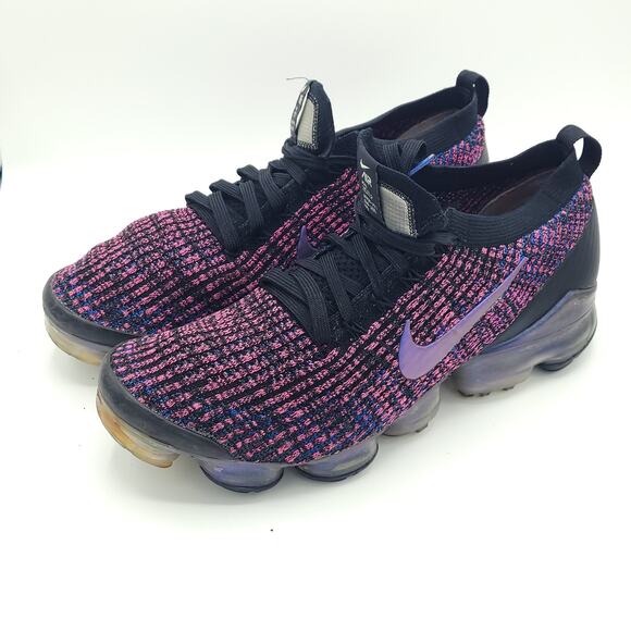 Nike Air VaporMax Flyknit 3 Purple Running AJ6900 007 men's size 10 - Picture 1 of 9